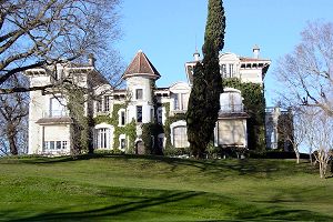 Chateau d'Arcangues reconstruit en 1900
